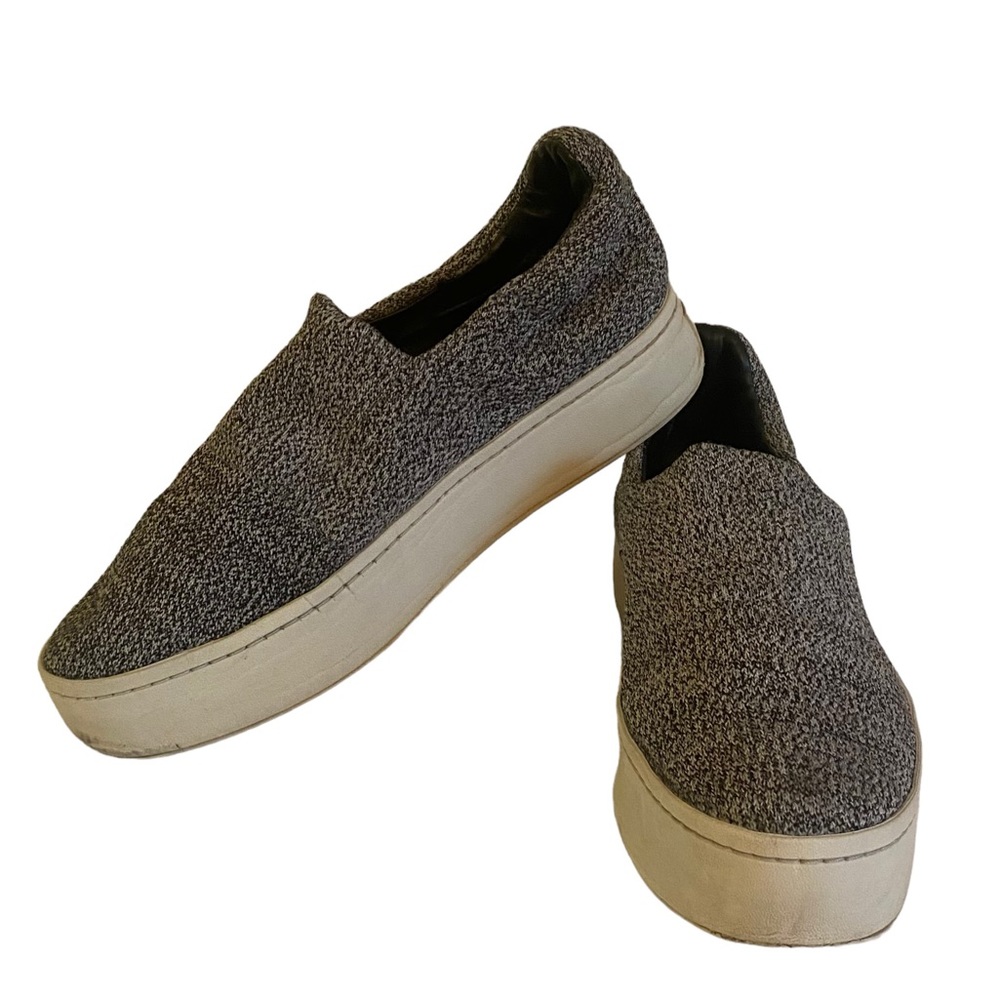 Vince Walsh Platform Gray Slip On Sneakers Size 8